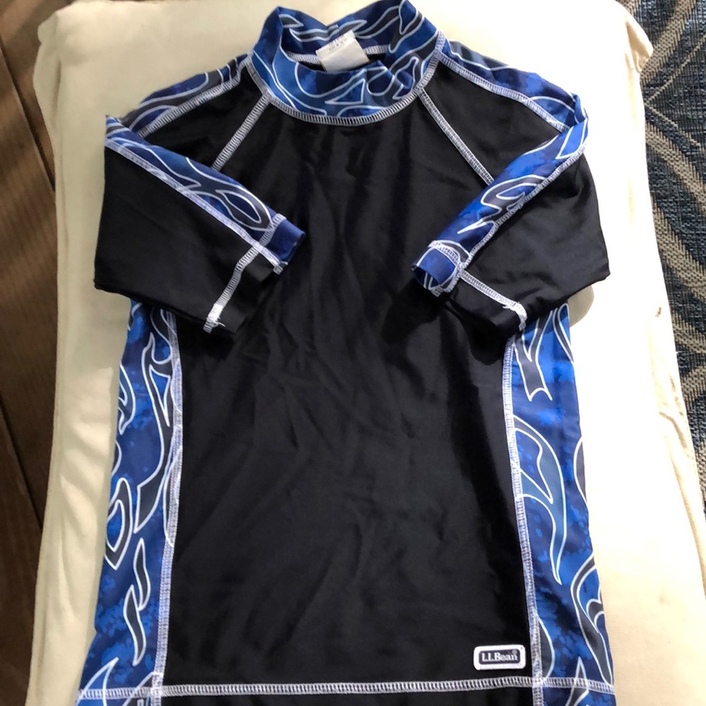 LL Bean Boys rash guard